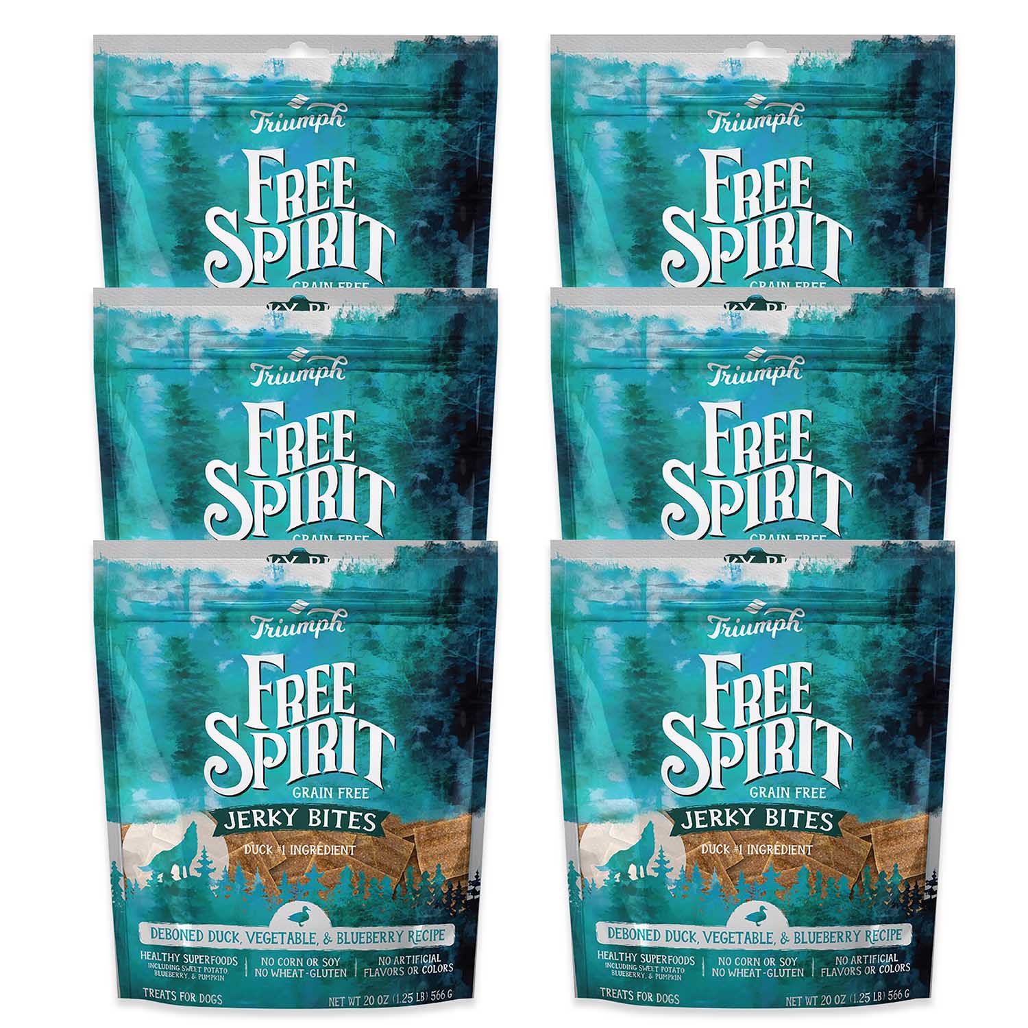 Free Spirit Deboned Jerky Bites, 20 oz - Pet's Shop