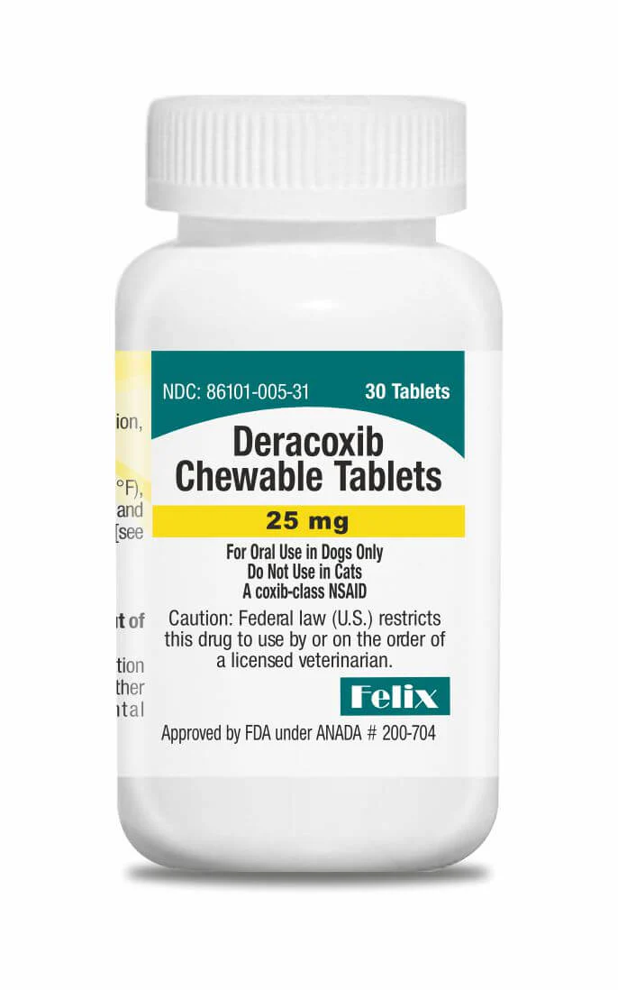 Rx Deracoxib (Generic) Chewable Tablets for Dogs - Pet's Shop