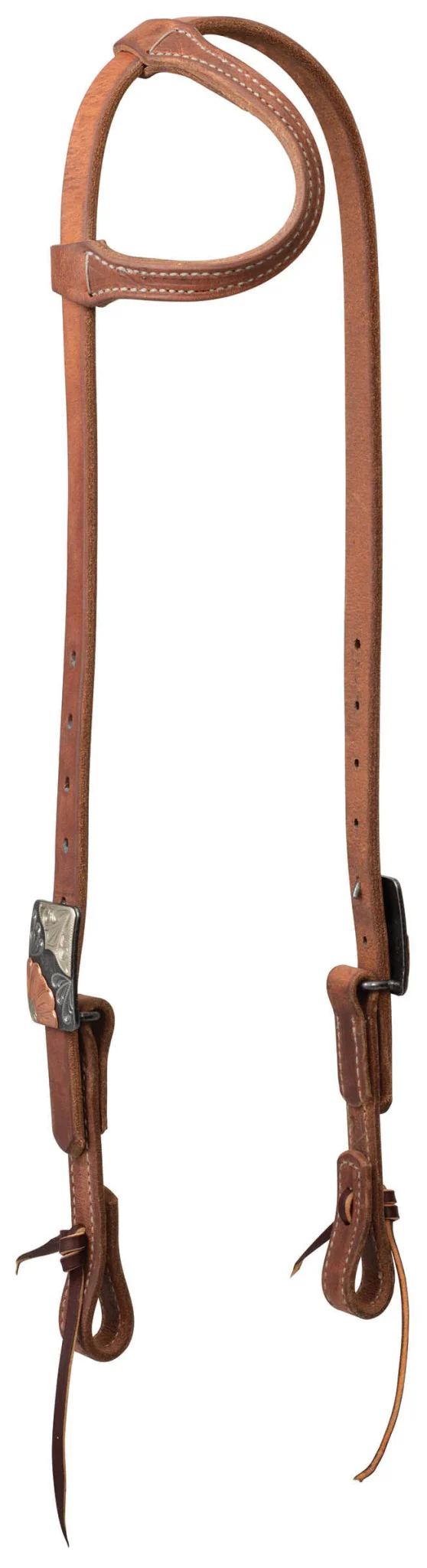 Weaver ProTack Copper Flower Sliding Ear Headstall - Pet's Shop