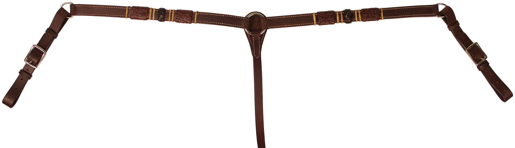 Buffalo Leather Tres Rawhide Breast Collar - Pet's Shop