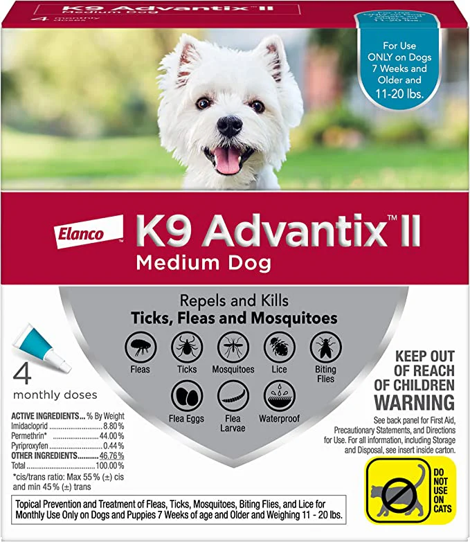 K9 Advantix II Flea and Tick Prevention for Dogs - Pet's Shop
