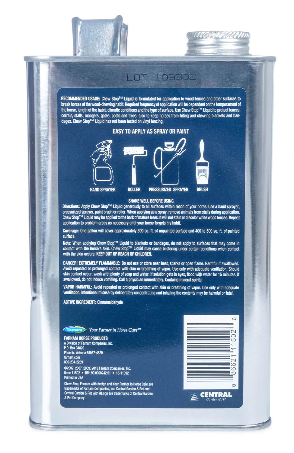 Farnam Chew Stop Hot Cinnamon Chewing/Cribbing Deterrent - Pet's Shop