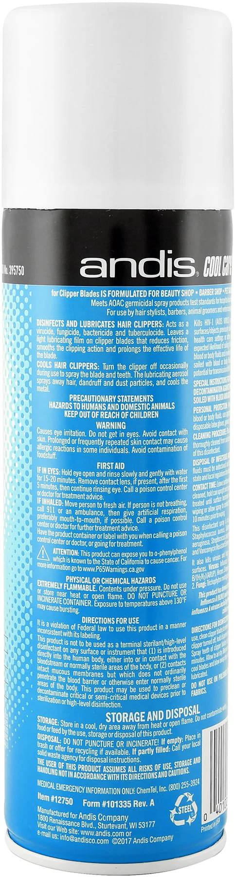 Andis Cool Care Plus, 15.5 oz - Pet's Shop