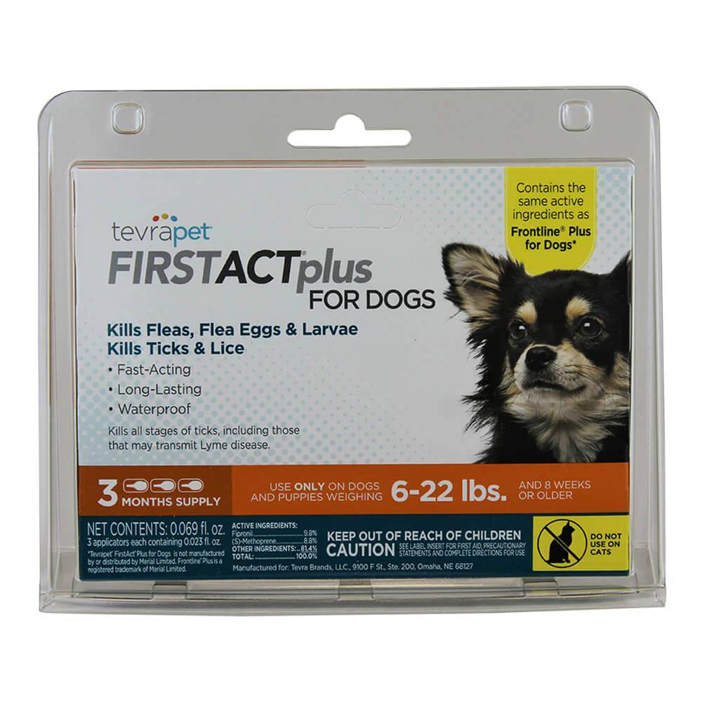 TevraPet FirstAct Plus for Dogs, 3 Month Supply - Pet's Shop