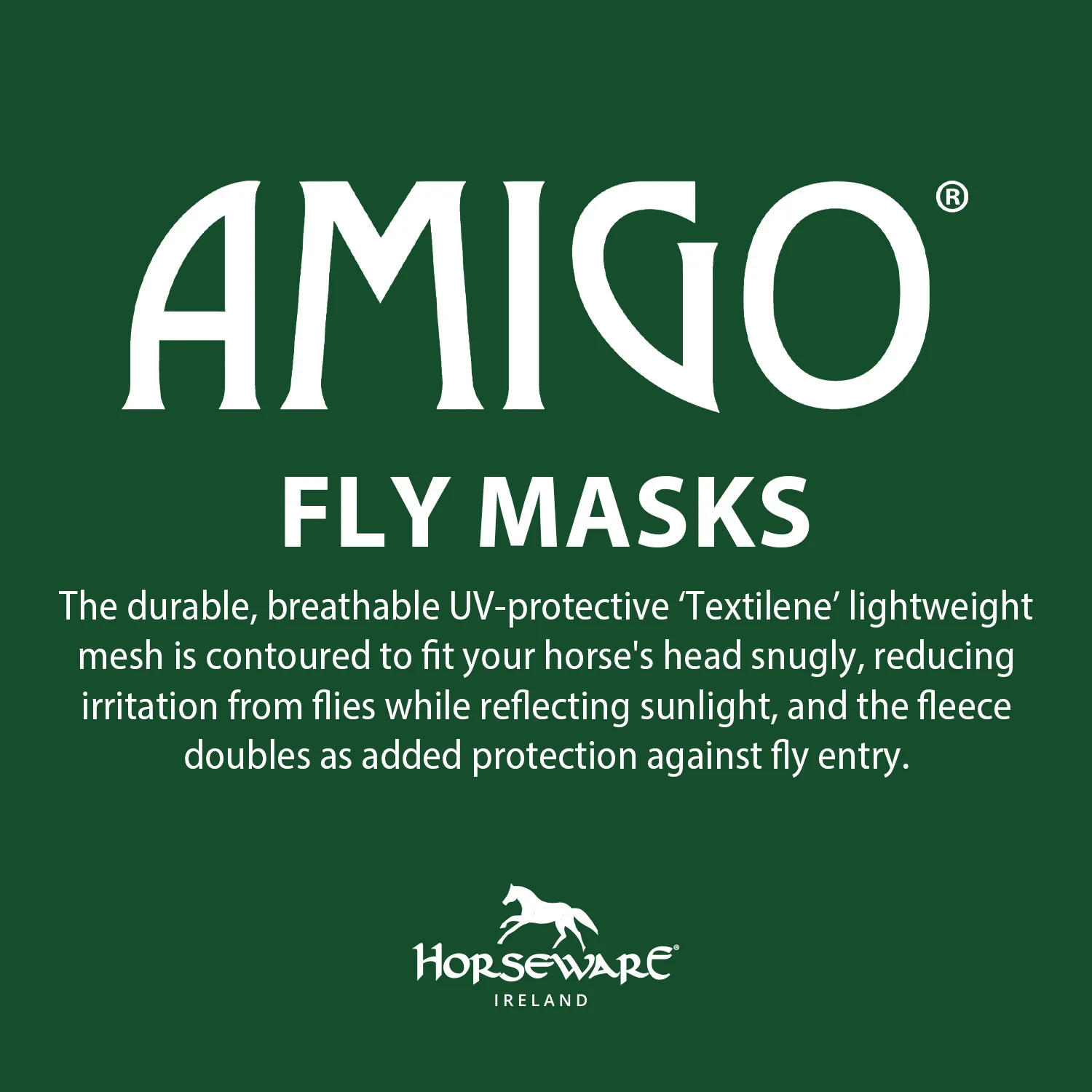Amigo Horse Fly Mask with Ears, Lavender - Pet's Shop