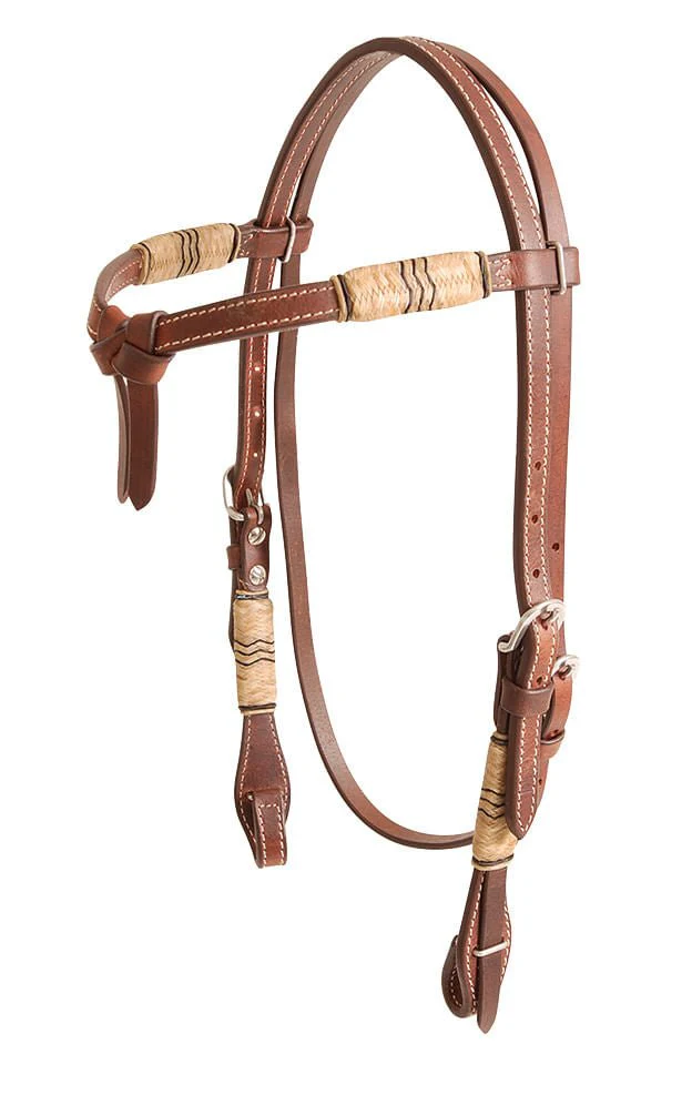 Cashel Rawhide Trim Futurity Browband Headstall - Pet's Shop