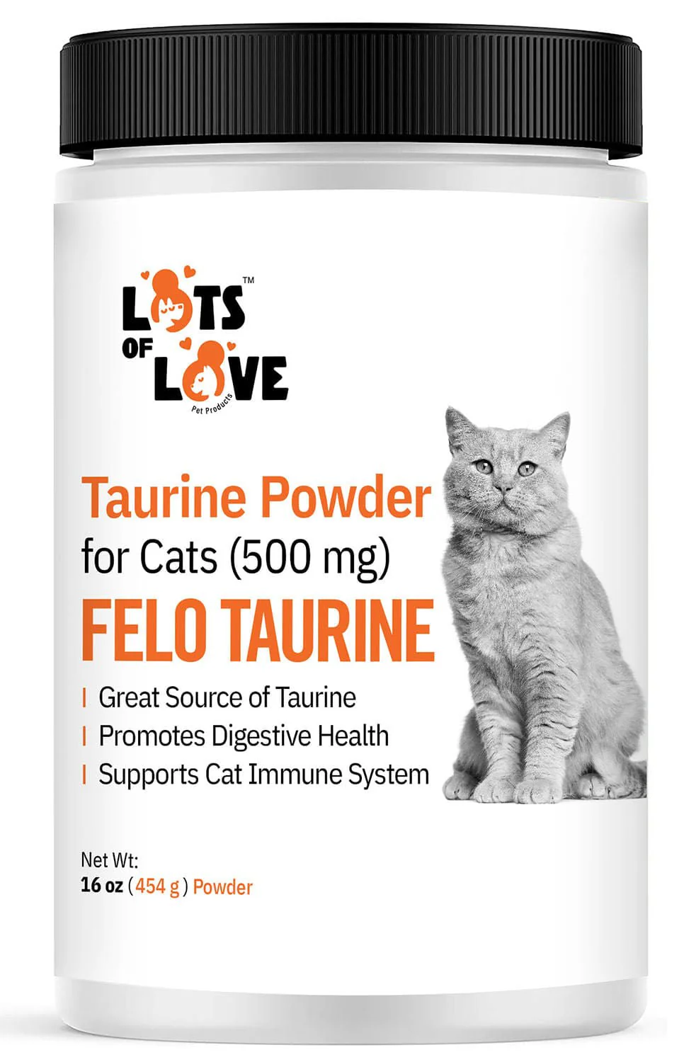 Lots of Love Fel O Taurine Powder, 16 oz - Pet's Shop