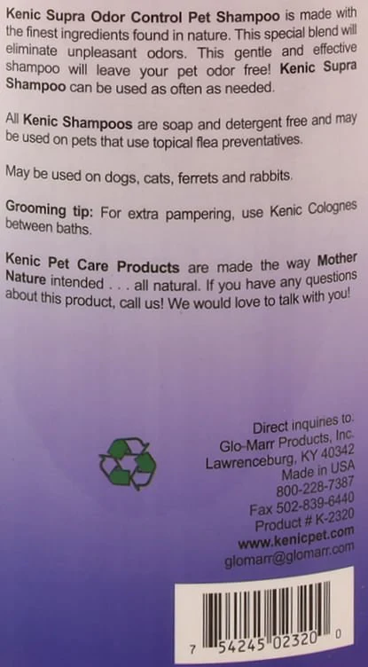 Supra Odor Control Pet Shampoo - Pet's Shop